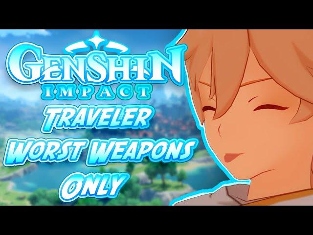 Can You Beat Genshin Impact Only Using The Traveler??!!