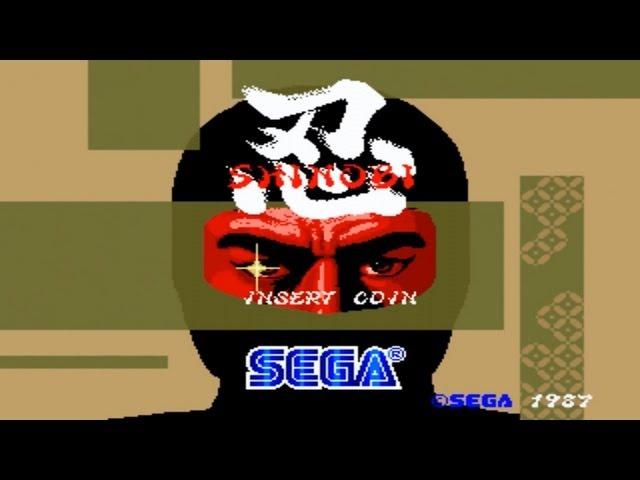 Shinobi 1 Arcade Gameplay Playthrough longplay