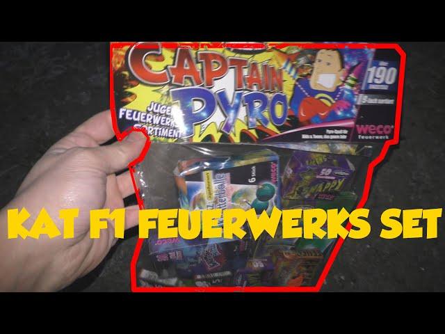 CAPTAIN PYRO KAT 1 FEUERWERKS SET