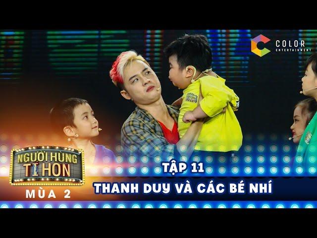 Người hùng tí hon 2| tập 11: Thanh Duy "hốt hoảng" với những câu hỏi khó của Tin Tin, Tú Thanh