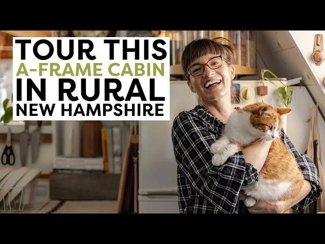 Tour this Reinvigorated 1960s A-Frame Cabin in Southern New Hampshire | Home Tour | HGTV Handmade