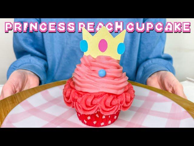 PRINCESS PEACH CUPCAKE from SUPER MARIO BROS 