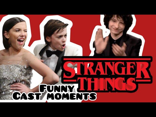 Funny Stranger Things cast moments!!