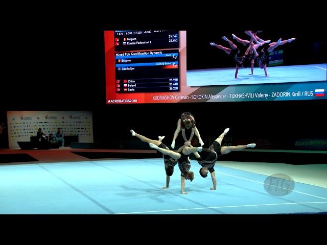 Russian Federation 2 (RUS) - 2018 Acrobatic Worlds, Antwerpen (BEL) - Balance  Men's Group