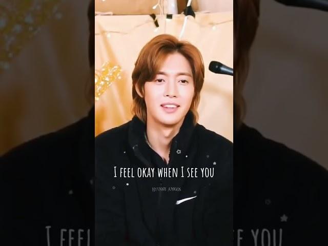 I feel okay when I see you Smile...  Kim Hyun Joong 