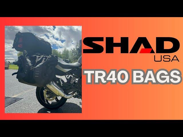 SHAD TR40  SADDLEBAGS -  REVIEW