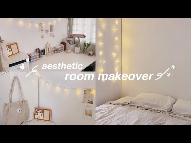  korean aesthetic room makeover