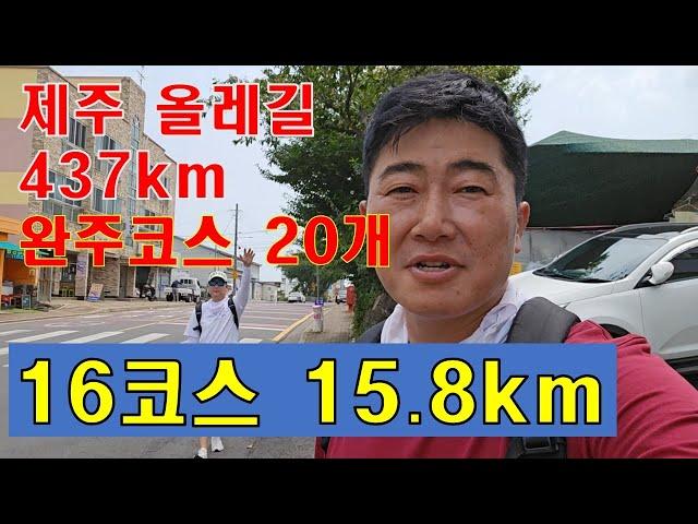 제주 올레길 16코스 15.8km - 애월 해안도로 꼭 걸어보세요.. [ 27코스 437km ]