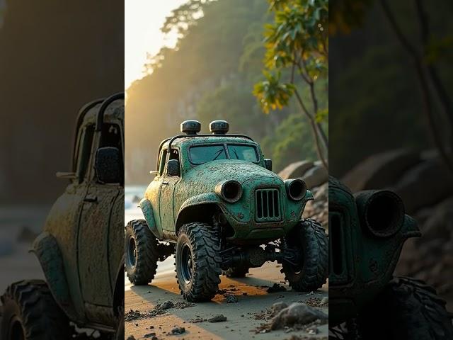 Epic Sea Creature Transforms Into Cars on the Road!  #shorts