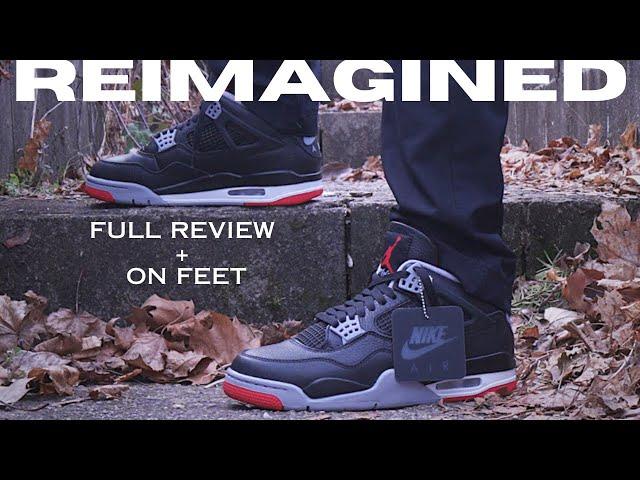 Air Jordan 4 Bred "Reimagined" Full Review + On Feet