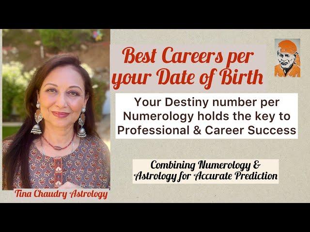 Career & Professional based on Date of Birth Numerology