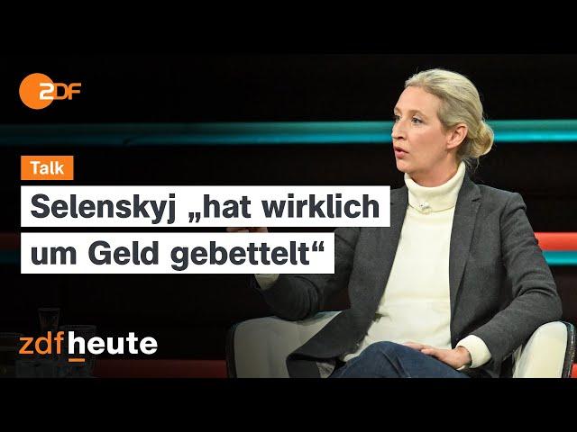 Eklat zwischen Trump und Selenskyj - Weidel: Keine Schuld bei USA | Markus Lanz vom 06. März 2025