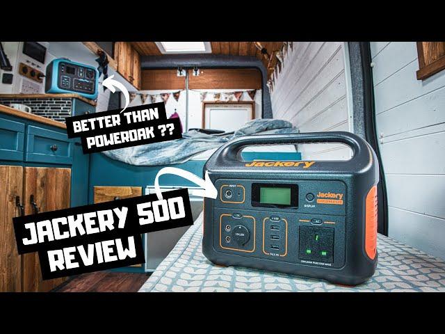 JACKERY 500 review.. is it better than the POWEROAK AC50S? Full solar generator/power pack review.