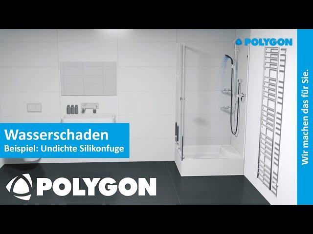 Wasserschaden: Undichte Silikonfuge