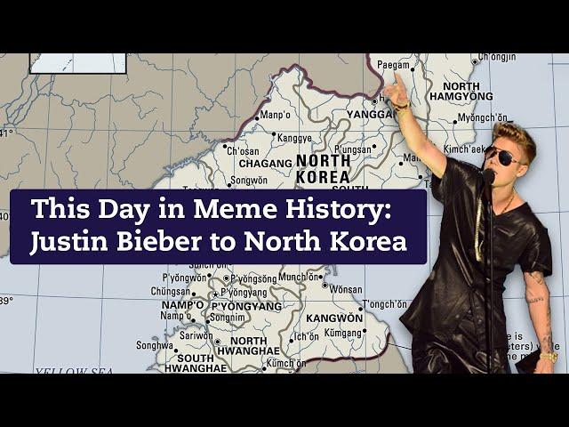 This Day in Meme History: Justin Bieber to North Korea