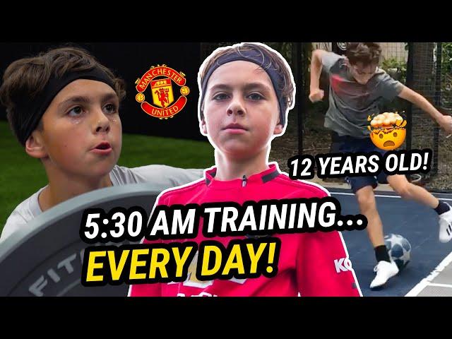 "We Train 8 Hours A Day." 12 Yr Old Soccer Prodigy Chase Carrera Is The HARDEST WORKER In The Nation