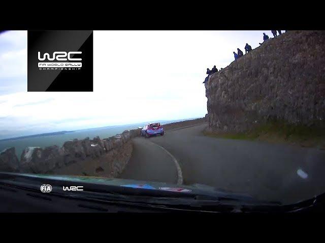 WRC - Wales Rally 2018: ONBOARD Evans in Great Orme 