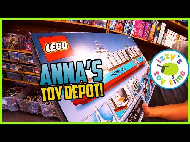 TOY SHOPPING AT ANNA'S TOY DEPOT! LEGO, Thomas and Friends, and Fun Toy Trains and Cars !