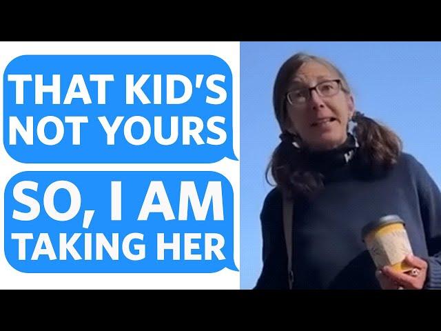 Karen tries to STEAL MY CHILD... claiming she's NOT MINE and that I STOLE HER - Reddit Podcast