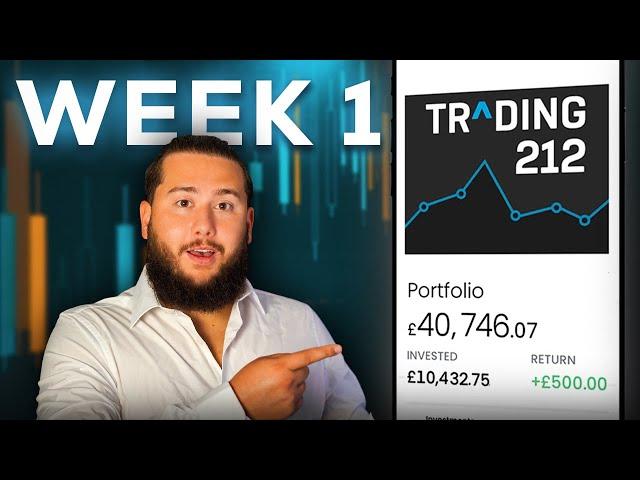 Investing with Trading212 as a Beginner! 1 Week Results