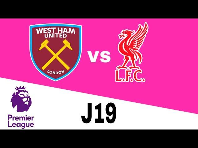 West Ham 0-5 Liverpool en vivo Premier League Jornada 19