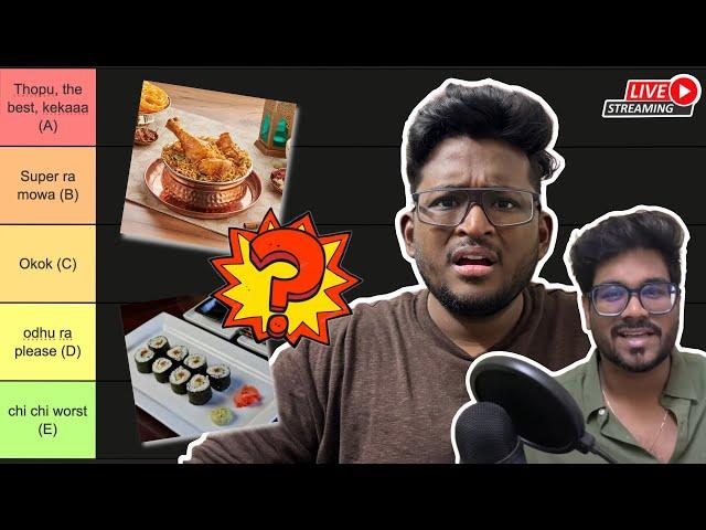 Ranking Dishes From Best To Worst || Live || 301 Diaries