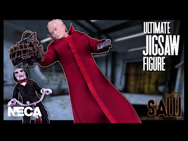 NECA SAW Ultimate Jigsaw Figure Red Robe Version | @TheReviewSpot