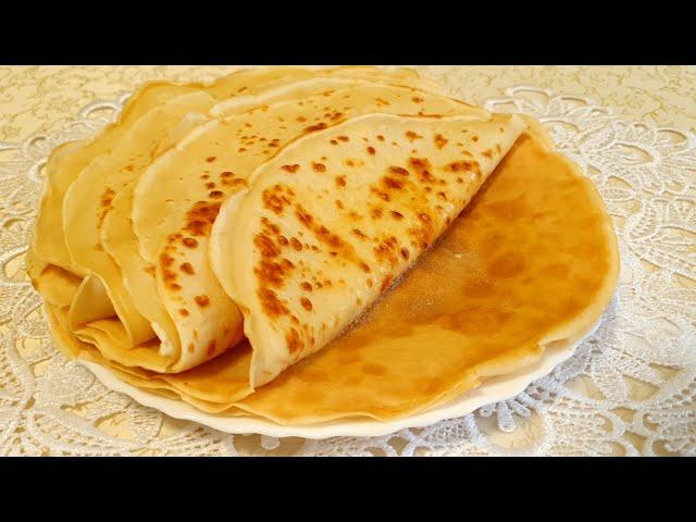 Pancakes with milk 