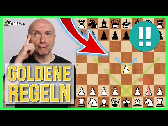 The GOLDEN Opening Rules || How to begin a game of chess