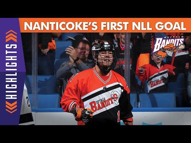 Tehoka Nanticoke's First Career NLL Goal | Buffalo Bandits