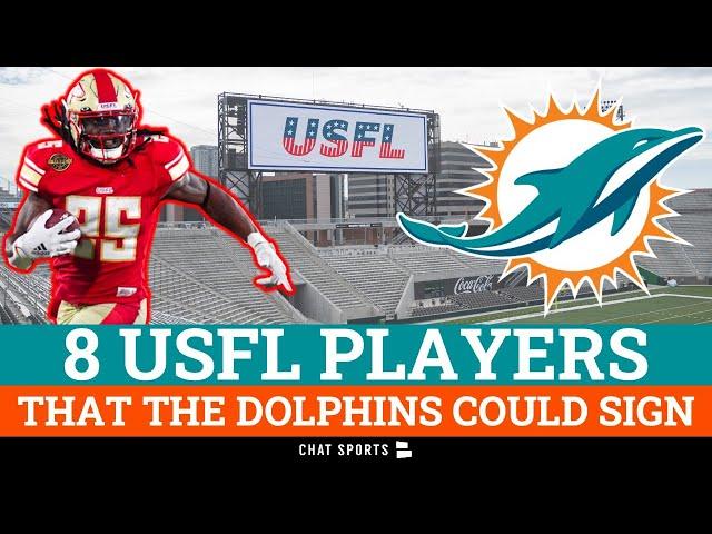 Top 8 USFL Players The Miami Dolphins Could Sign In NFL Free Agency | Dolphins Rumors