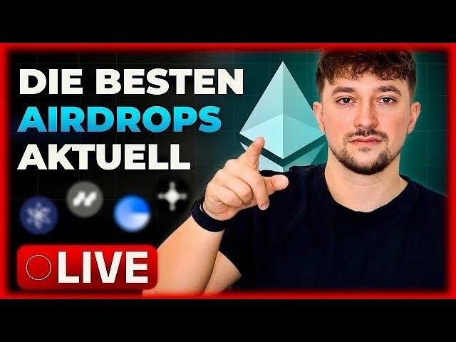 So verdienst du Geld mit Airdrops! (Altcoin Farming Live)