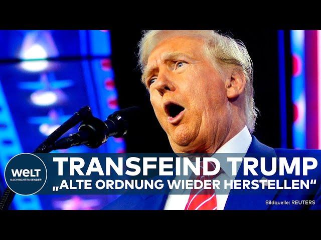 USA: "Transgender aus Schulen verbannen!" - Donald Trump plant radikale Maßnahmen ab Amtsantritt!