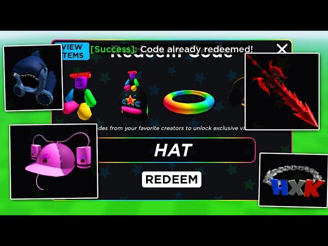 10 NEW CODES FOR FREE ITEMS in UGC LIMITED CODES! ROBLOX