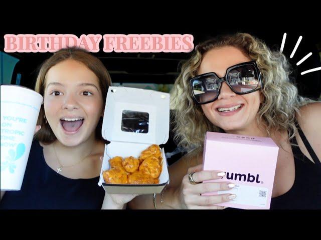 Getting my Birthday  Freebies | Sister Forever