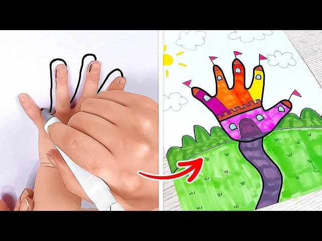 WOW! Genius Painting and Drawing Hacks Every Beginner Must Know ️