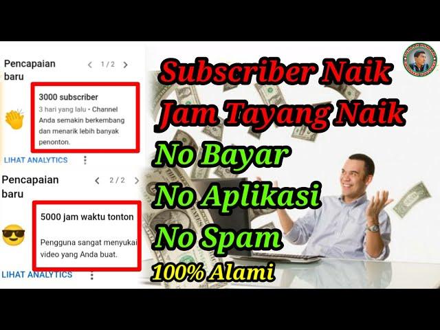 Cara Mendapatkan 1000 Subscriber Dan 4000 Jam Tayang Gratis - Youtuber Pemula