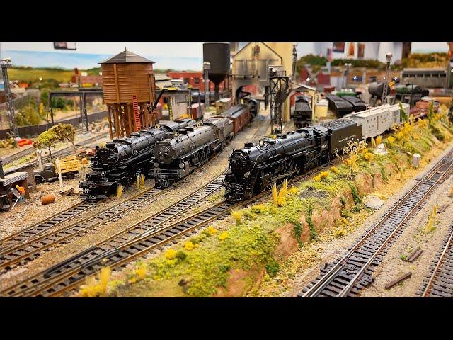 Beautiful Model Railroad HO Scale Gauge Train Layout at The Grand Strand Model Railroaders Club