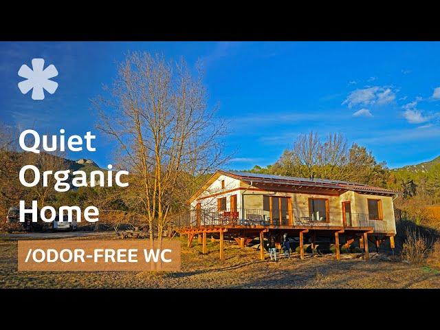 Young couple self-builds hempcrete home with innovative compost toilet