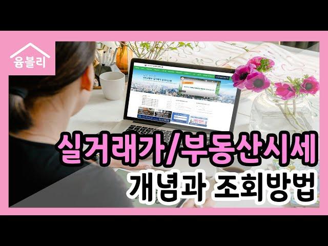 부동산 실거래가와 부동산시세의 개념과 조회 방법
