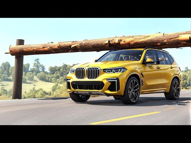 Cars vs Logs on the Road  BeamNG Drive | LONG VIDEO SPECIAL