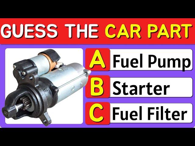 Guess The Car Part by Image | Pro-Mechanic Quiz | Nerd Quiz Origins