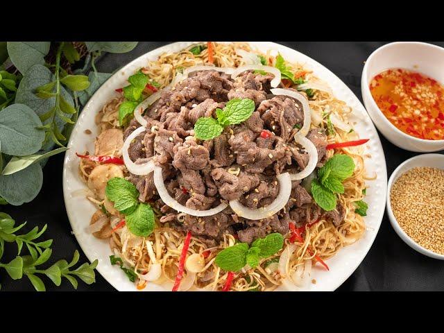 [ENG SUB] Đừng xem video này, món Gỏi Bắp Bò sẽ làm bạn không thể cầm lòng | Delicious Beef Salad