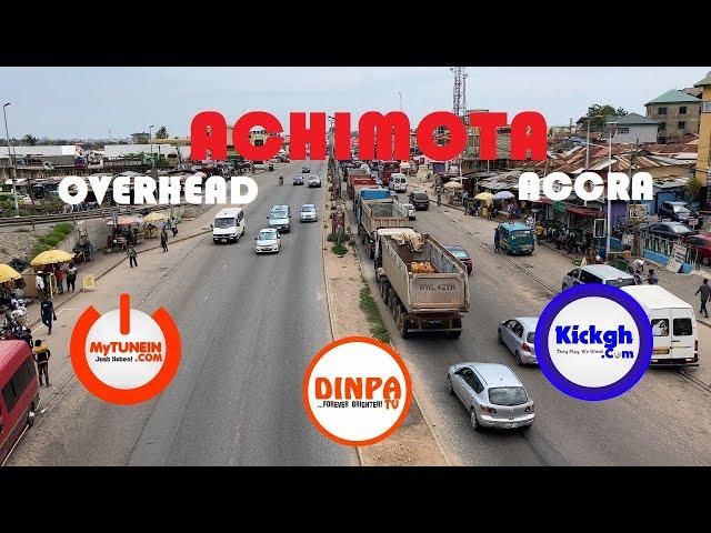 Traffic Today At The Achimota Overhead In Accra - Dinpa TV