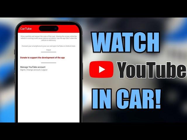 How to Watch YouTube in Car with CarTube  Apple CarPlay/ Android Auto 2025