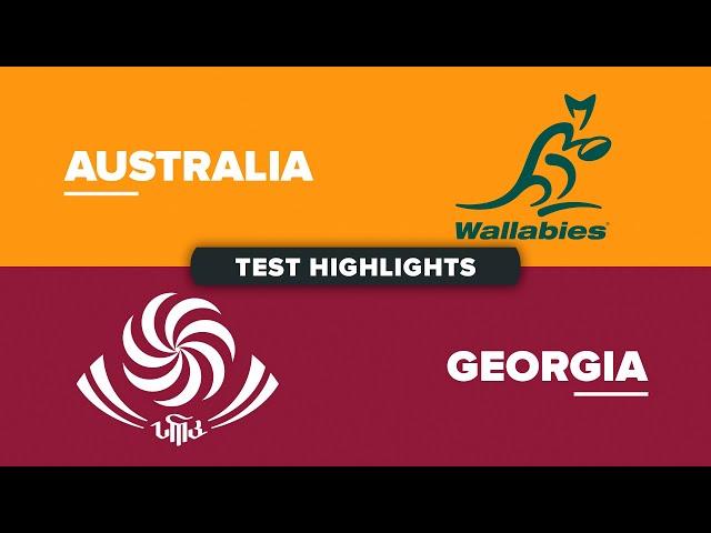 HIGHLIGHTS | AUSTRALIA v GEORGIA | July Internationals 2024