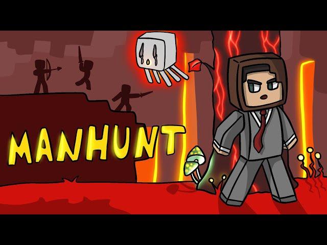 SPEEDRUNNER VS 3 ŁOWCÓW MINECRAFT MANHUNT REMATCH