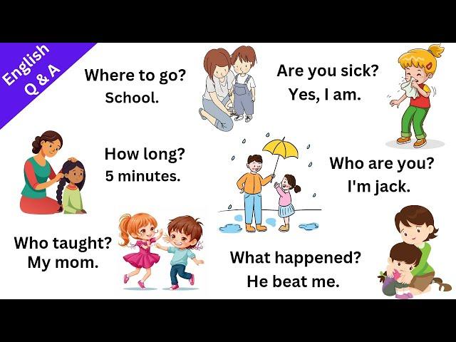 1000 Daily Use English Question Answers | Fun Learning Question Answers