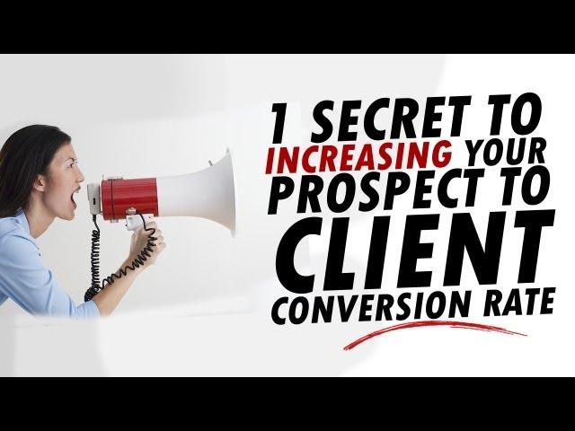 Coach Training: Increasing Prospect To Client Conversion Rate