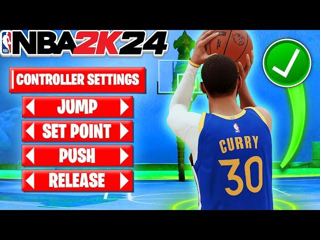 How to Shoot in NBA 2K24 : Shot Timing Visual Cue Best Controller Settings